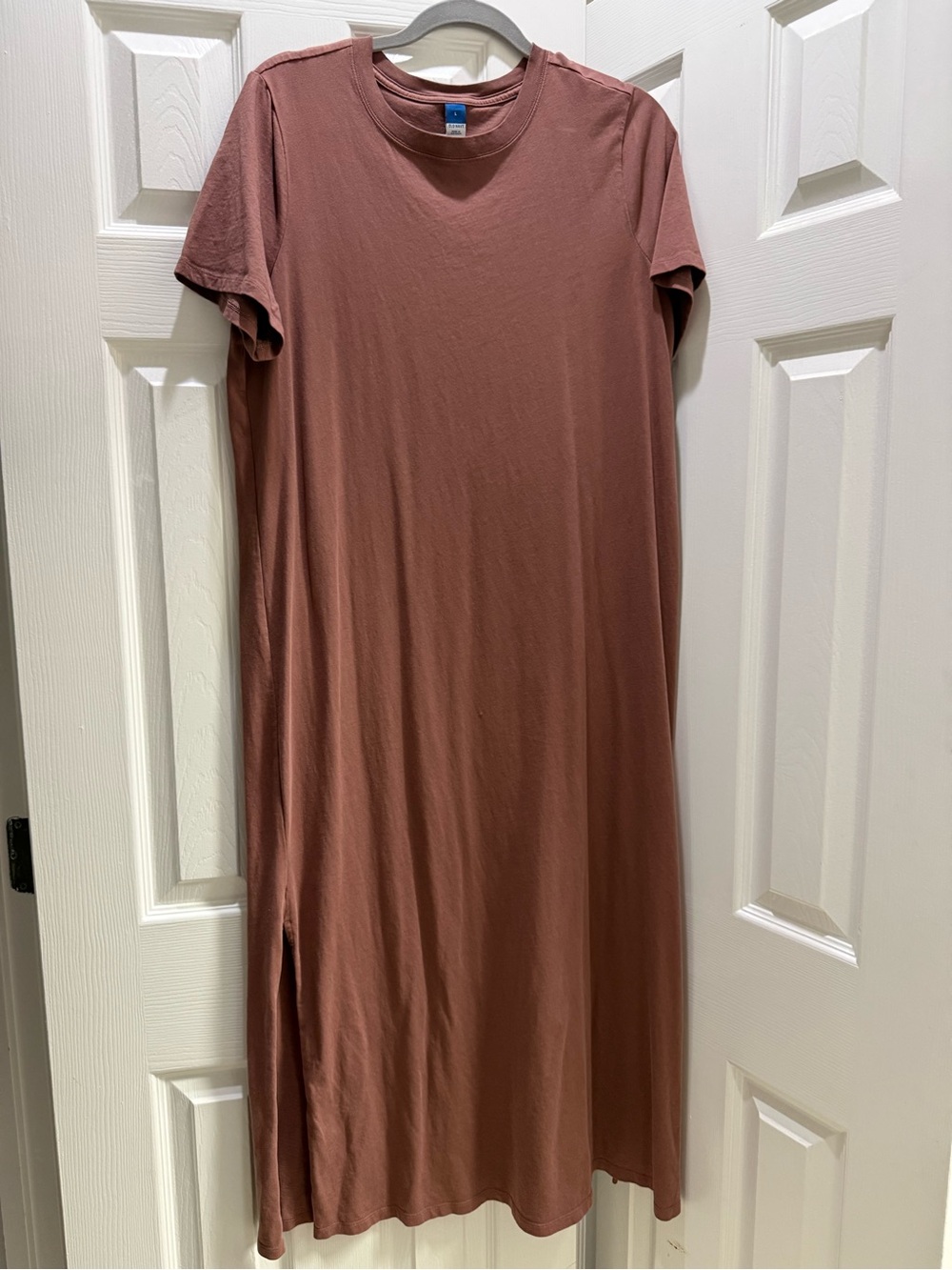 Women's Short-Sleeve Midi T-Shirt Dress